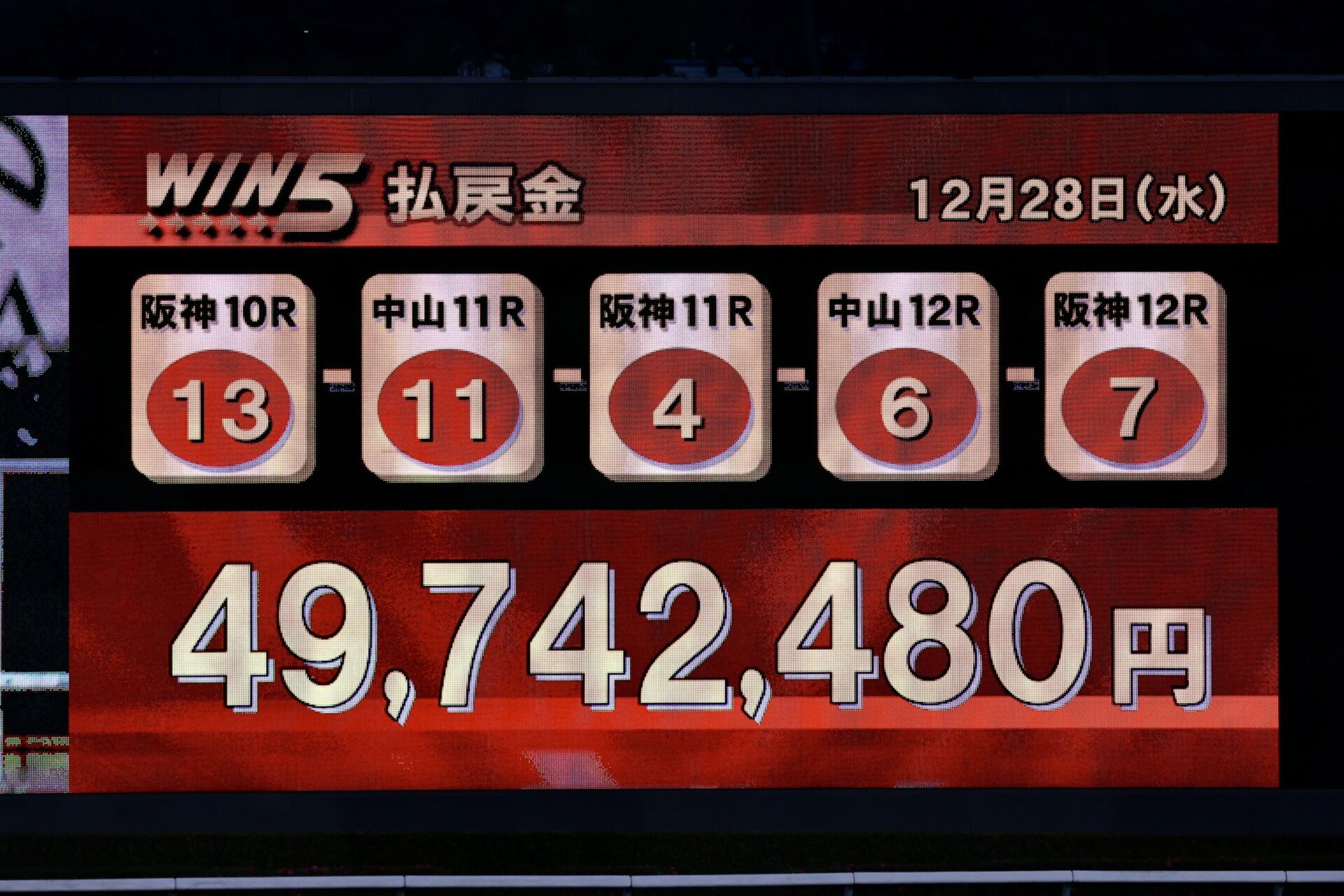 今年最後のWIN5は4900万円超え大波乱 | 競馬ニュースなら競馬のおはなし